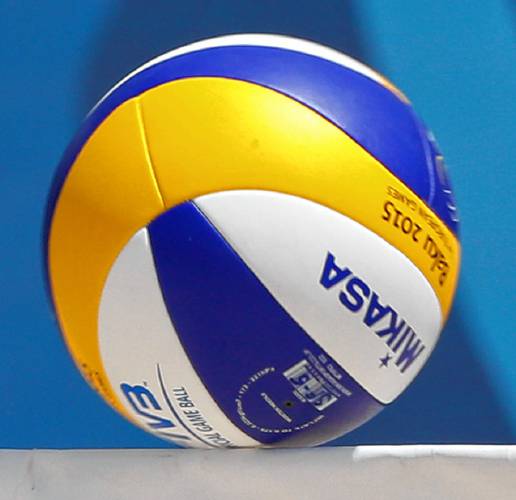 The ball crosses the net during the women's beach volleyball semifinal match between Austria and Lithuania at the 2015 European Games in Baku, Azerbaijan, Saturday, June 20, 2015. (AP Photo/Dmitry Lovetsky) The ball crosses the net during the women's beach volleyball semifinal match between Austria and Lithuania at the 2015 European Games in Baku, Azerbaijan, Saturday, June 20, 2015. (AP Photo/Dmitry Lovetsky)