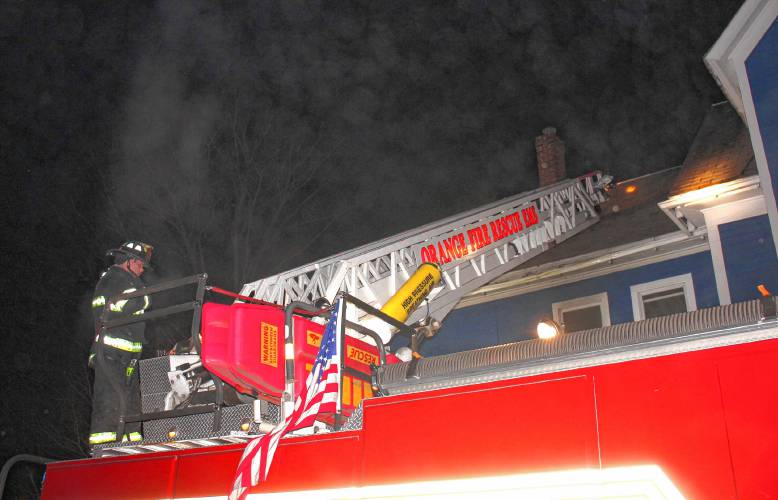 The Orange Fire Department requested mutual aid to a three-alarm fire at 15 Jones St. reported at 4:05 p.m. on Christmas Day.