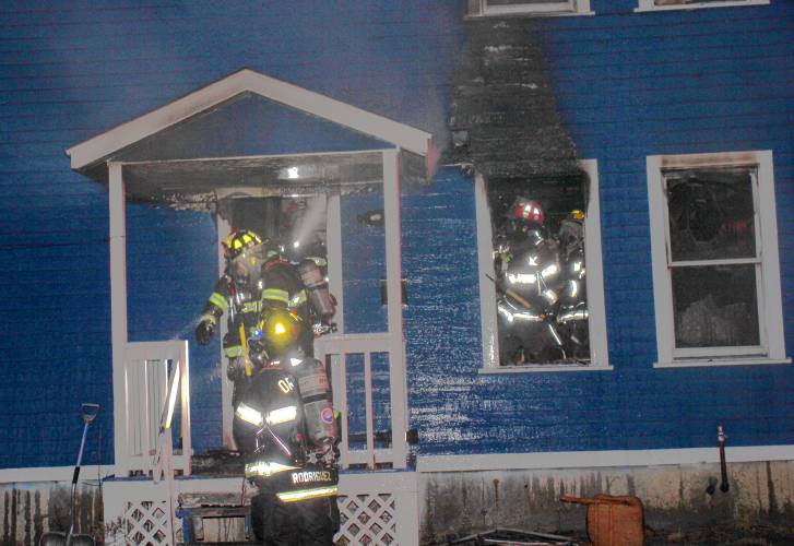 A three-alarm fire at 15 Jones St. in Orange reported the afternoon of Christmas Day has left the home uninhabitable. One resident was injured and two dogs died in the fire.