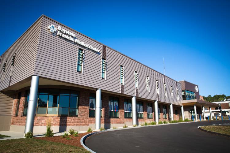 The parent company of Harvard Pilgrim Health Care and Tufts Health Plan has announced it signed a definitive agreement with Baystate Health to acquire its subsidiary, Health New England. The Baystate Franklin Medical Center in Greenfield, one of Baystate Health’s hospitals, is pictured. The parent company of Harvard Pilgrim Health Care and Tufts Health Plan has announced it signed a definitive agreement with Baystate Health to acquire its subsidiary, Health New England. The Baystate Franklin Medical Center in Greenfield, one of Baystate Health’s hospitals, is pictured.
