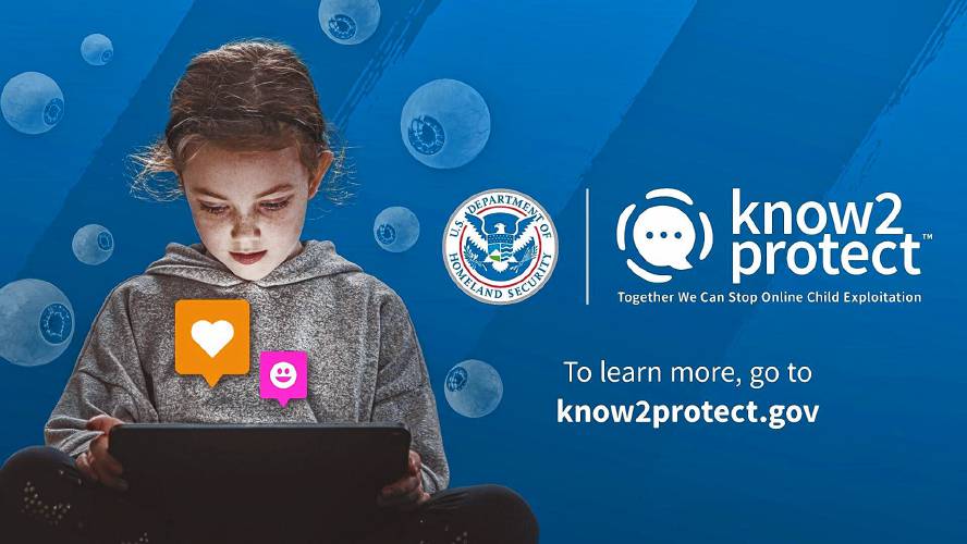 A public awareness campaign unveiled by the U.S. Department of Homeland Security on Wednesday aims to crack down on online child sexual exploitation and abuse. A public awareness campaign unveiled by the U.S. Department of Homeland Security on Wednesday aims to crack down on online child sexual exploitation and abuse.
