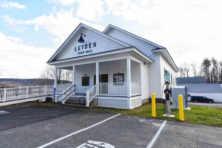 Annual Town Meeting will begin Monday at 6 p.m. at Leyden Town Hall, 16 West Leyden Road, after a Special Town Meeting at 5:30 p.m. Annual Town Meeting will begin Monday at 6 p.m. at Leyden Town Hall, 16 West Leyden Road, after a Special Town Meeting at 5:30 p.m.