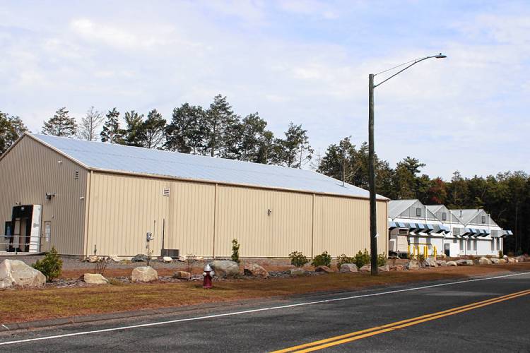 The Flower Power Growers marijuana grow facility at 180 Industrial Blvd. in Montague. The Flower Power Growers marijuana grow facility at 180 Industrial Blvd. in Montague.