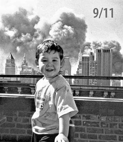 2-year-old grandson of the author on his SoHo roof on 9/11. 2-year-old grandson of the author on his SoHo roof on 9/11.