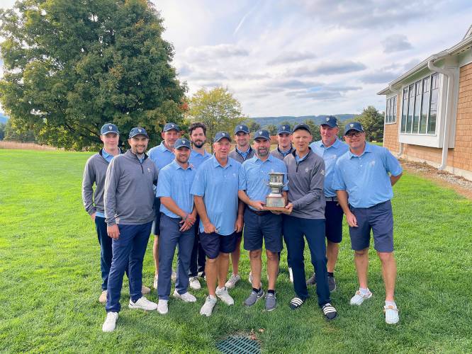 The Country Club of Greenfield squad after winning the 25th annual Franklin Cup over Crumpin-Fox Club at CCG on Sunday. The Country Club of Greenfield squad after winning the 25th annual Franklin Cup over Crumpin-Fox Club at CCG on Sunday.