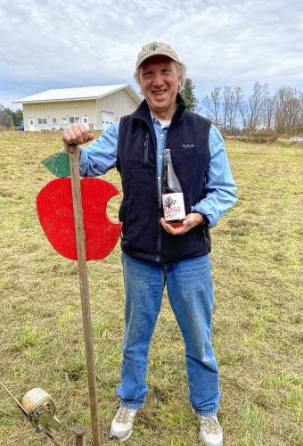 Cider maker Peter Mitchell at Cider Days 2023. This coming weekend marks the 30th anniversary of Franklin County Cider Days.