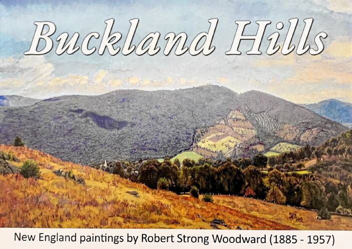 As 2025 approaches, the Buckland Historical Society has announced its yearly calendar is available for sale. The calendar, titled “Buckland Hills,” features painted scenes of Buckland by artist Robert Strong Woodward. As 2025 approaches, the Buckland Historical Society has announced its yearly calendar is available for sale. The calendar, titled “Buckland Hills,” features painted scenes of Buckland by artist Robert Strong Woodward.