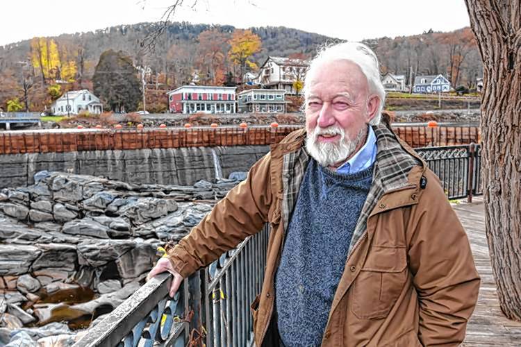 The Rev. Allen “Mick” Comstock at the Glacial Potholes in Shelburne Falls. The Rev. Allen “Mick” Comstock at the Glacial Potholes in Shelburne Falls.