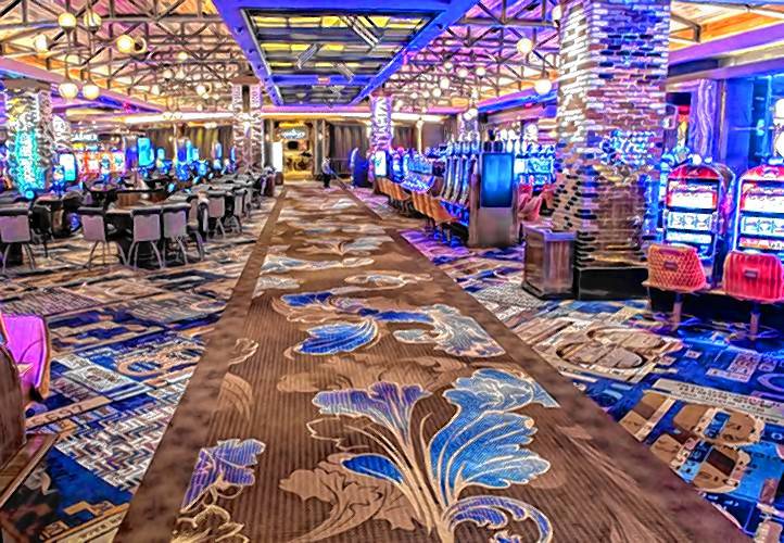 A view inside the casino at MGM Springfield. A view inside the casino at MGM Springfield.