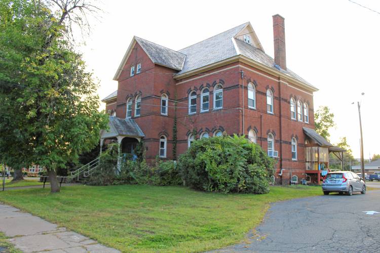 The 1888 Building viewed from North Main Street in South Deerfield. The 1888 Building viewed from North Main Street in South Deerfield.